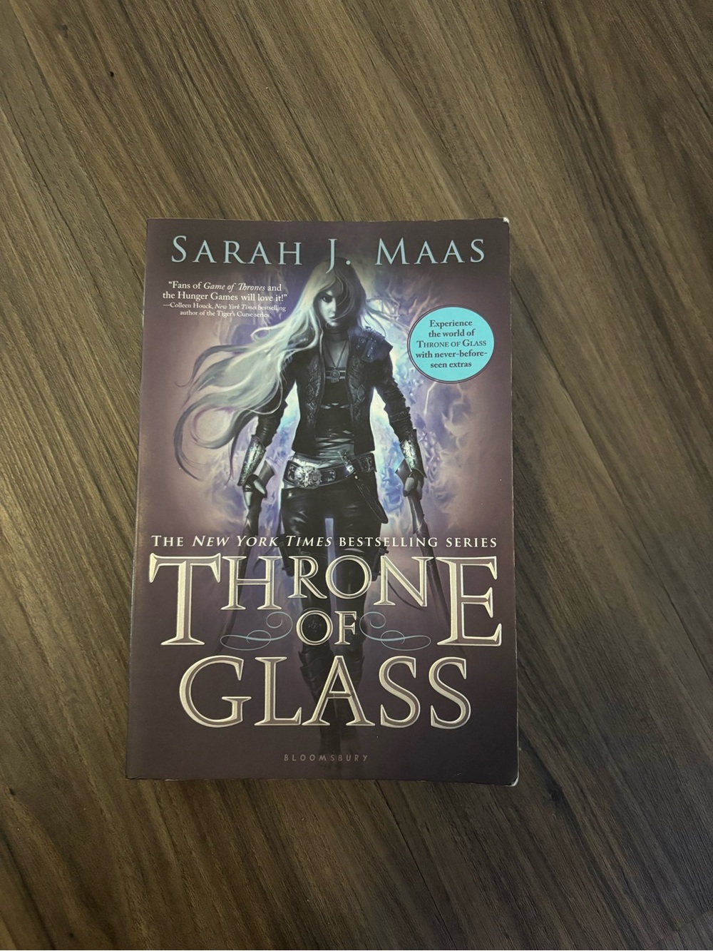 Throne of Glass by Sarah J. Maas - Purple Cover Fantasy Paperback- OOP